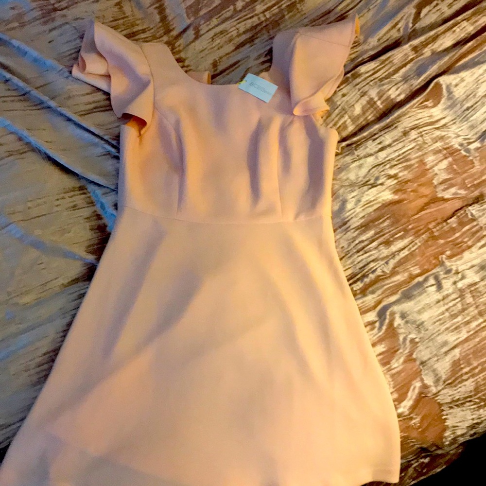 BCBG size 4 light pink a-line dress,with tags